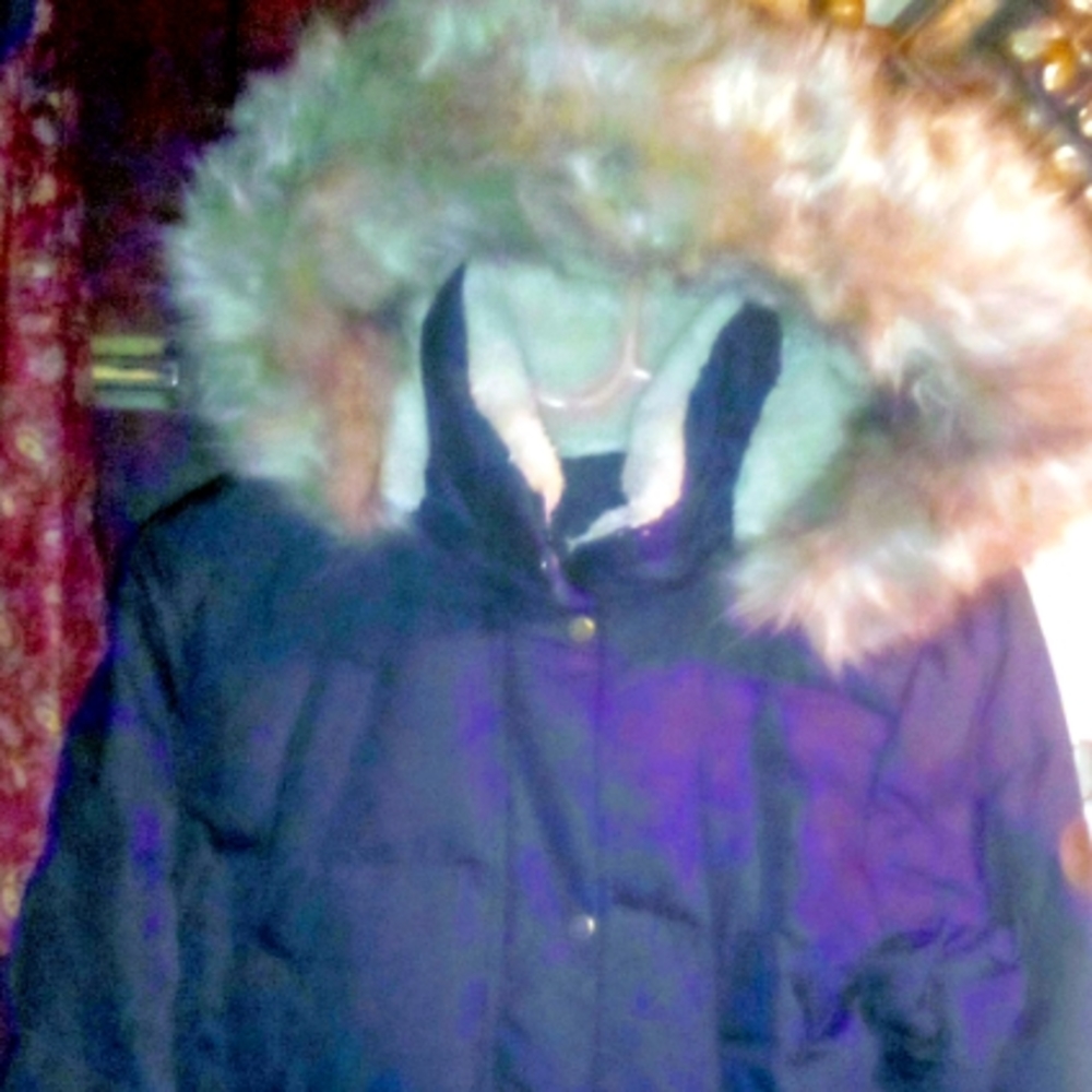 Ralph Lauren fur line down parka